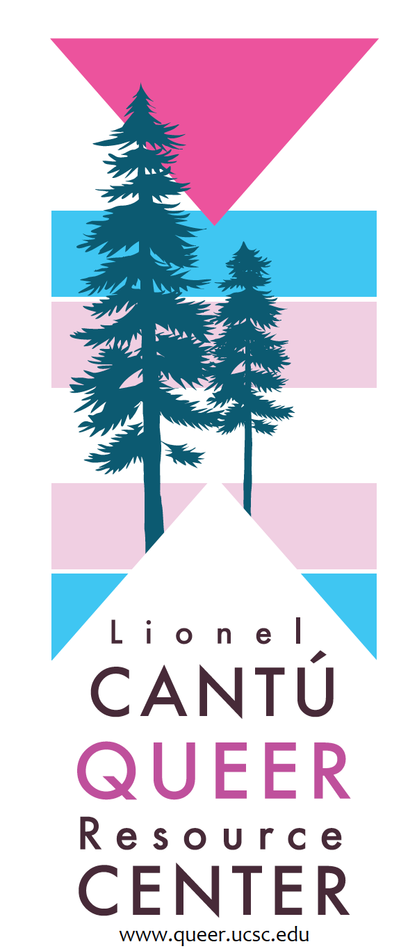 Cantú logo with Trans Pride Flag colors